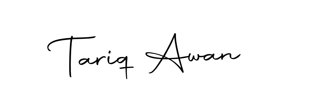 Make a beautiful signature design for name Tariq Awan. Use this online signature maker to create a handwritten signature for free. Tariq Awan signature style 10 images and pictures png