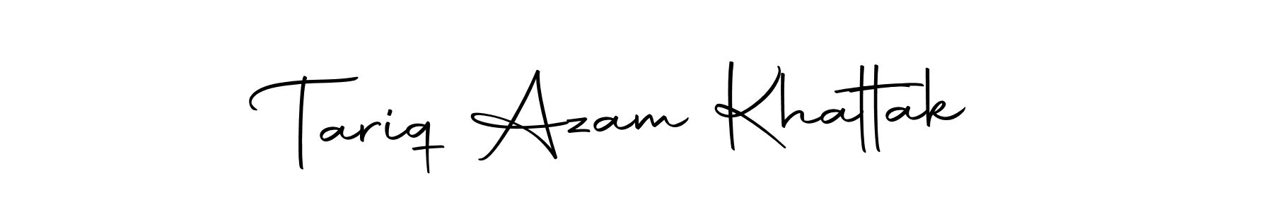 Also we have Tariq Azam Khattak name is the best signature style. Create professional handwritten signature collection using Autography-DOLnW autograph style. Tariq Azam Khattak signature style 10 images and pictures png