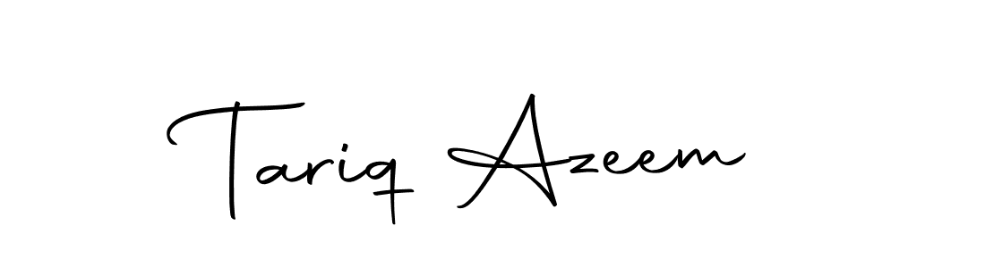 if you are searching for the best signature style for your name Tariq Azeem. so please give up your signature search. here we have designed multiple signature styles  using Autography-DOLnW. Tariq Azeem signature style 10 images and pictures png