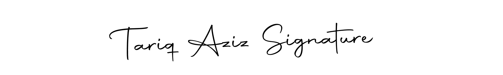 Make a beautiful signature design for name Tariq Aziz Signature. With this signature (Autography-DOLnW) style, you can create a handwritten signature for free. Tariq Aziz Signature signature style 10 images and pictures png