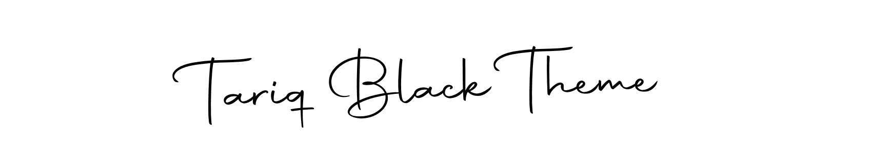 Make a beautiful signature design for name Tariq Black Theme. With this signature (Autography-DOLnW) style, you can create a handwritten signature for free. Tariq Black Theme signature style 10 images and pictures png
