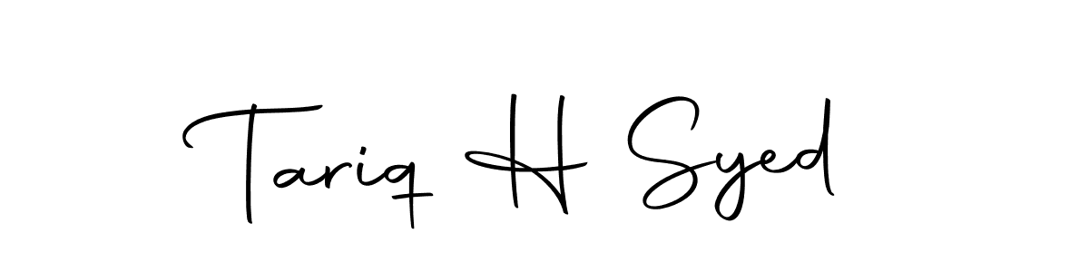 You should practise on your own different ways (Autography-DOLnW) to write your name (Tariq H Syed) in signature. don't let someone else do it for you. Tariq H Syed signature style 10 images and pictures png