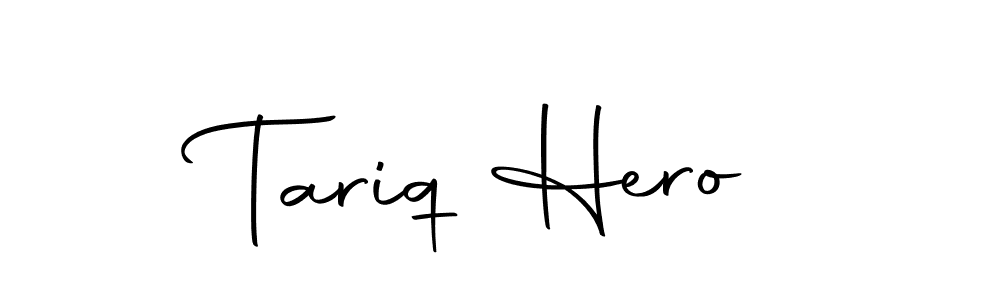 Autography-DOLnW is a professional signature style that is perfect for those who want to add a touch of class to their signature. It is also a great choice for those who want to make their signature more unique. Get Tariq Hero name to fancy signature for free. Tariq Hero signature style 10 images and pictures png