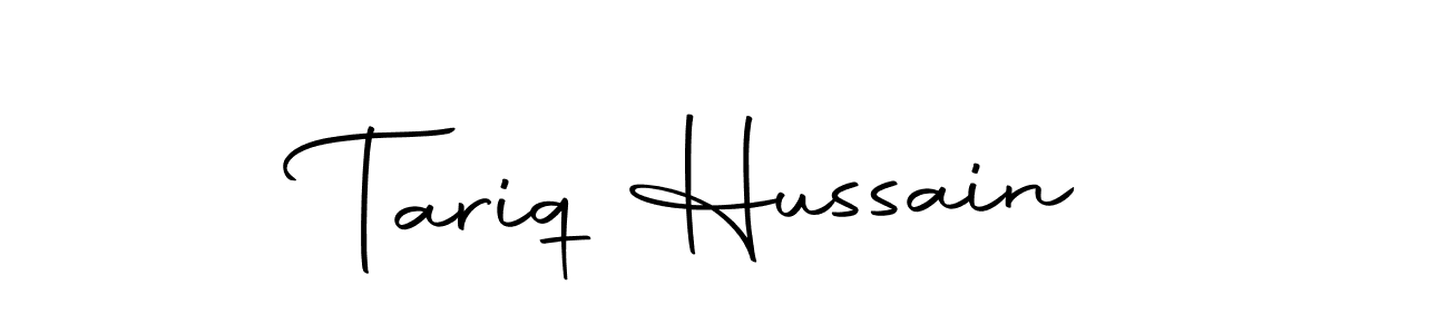 Tariq Hussain stylish signature style. Best Handwritten Sign (Autography-DOLnW) for my name. Handwritten Signature Collection Ideas for my name Tariq Hussain. Tariq Hussain signature style 10 images and pictures png