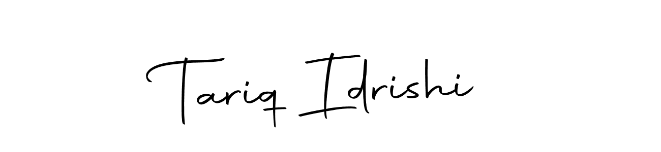 Autography-DOLnW is a professional signature style that is perfect for those who want to add a touch of class to their signature. It is also a great choice for those who want to make their signature more unique. Get Tariq Idrishi name to fancy signature for free. Tariq Idrishi signature style 10 images and pictures png