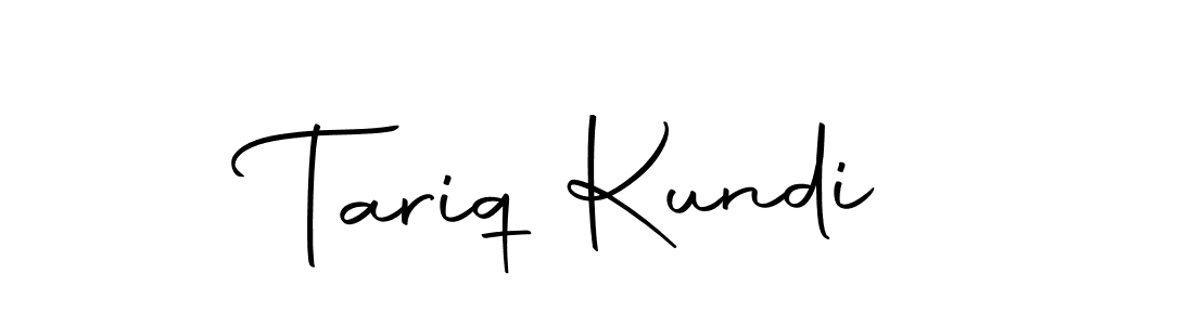 You should practise on your own different ways (Autography-DOLnW) to write your name (Tariq Kundi) in signature. don't let someone else do it for you. Tariq Kundi signature style 10 images and pictures png
