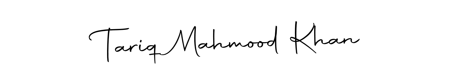 Make a beautiful signature design for name Tariq Mahmood Khan. With this signature (Autography-DOLnW) style, you can create a handwritten signature for free. Tariq Mahmood Khan signature style 10 images and pictures png