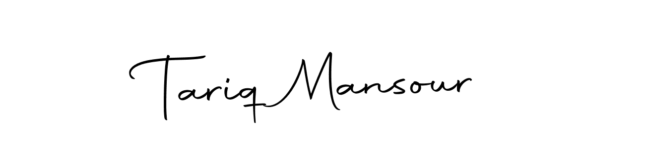 Tariq Mansour stylish signature style. Best Handwritten Sign (Autography-DOLnW) for my name. Handwritten Signature Collection Ideas for my name Tariq Mansour. Tariq Mansour signature style 10 images and pictures png