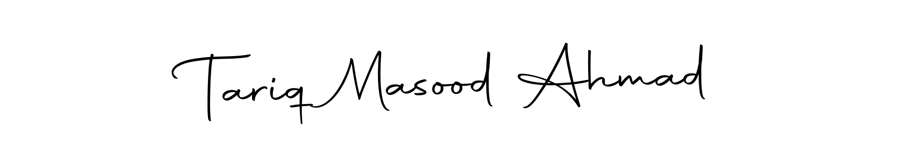 The best way (Autography-DOLnW) to make a short signature is to pick only two or three words in your name. The name Tariq Masood Ahmad include a total of six letters. For converting this name. Tariq Masood Ahmad signature style 10 images and pictures png