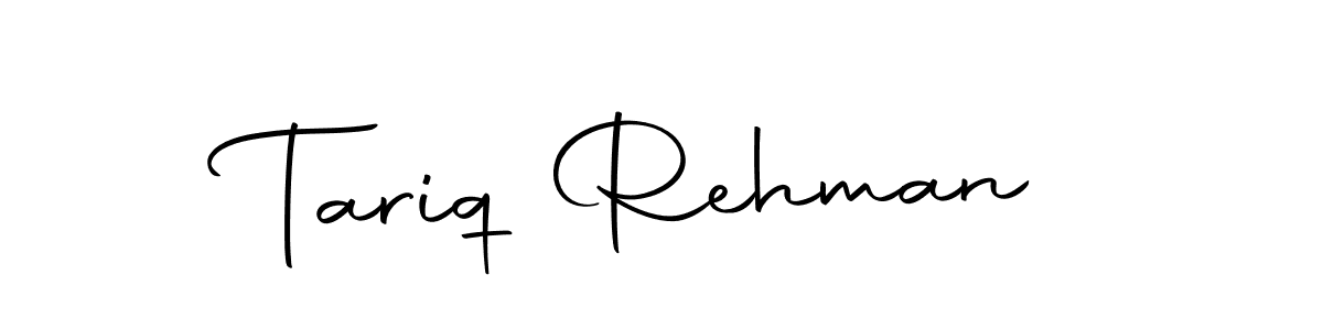 Make a beautiful signature design for name Tariq Rehman. With this signature (Autography-DOLnW) style, you can create a handwritten signature for free. Tariq Rehman signature style 10 images and pictures png