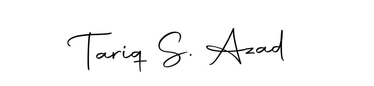 Design your own signature with our free online signature maker. With this signature software, you can create a handwritten (Autography-DOLnW) signature for name Tariq S. Azad. Tariq S. Azad signature style 10 images and pictures png