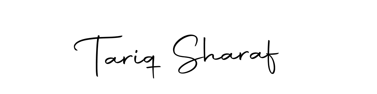 Tariq Sharaf stylish signature style. Best Handwritten Sign (Autography-DOLnW) for my name. Handwritten Signature Collection Ideas for my name Tariq Sharaf. Tariq Sharaf signature style 10 images and pictures png