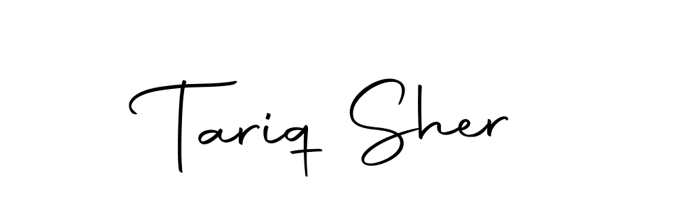 Make a beautiful signature design for name Tariq Sher. With this signature (Autography-DOLnW) style, you can create a handwritten signature for free. Tariq Sher signature style 10 images and pictures png