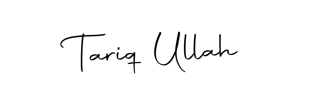 How to make Tariq Ullah name signature. Use Autography-DOLnW style for creating short signs online. This is the latest handwritten sign. Tariq Ullah signature style 10 images and pictures png