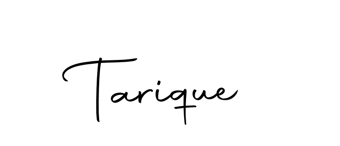 You should practise on your own different ways (Autography-DOLnW) to write your name (Tarique) in signature. don't let someone else do it for you. Tarique signature style 10 images and pictures png