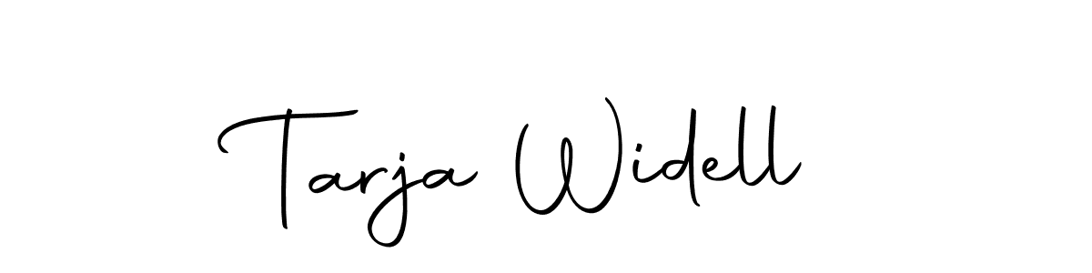 You should practise on your own different ways (Autography-DOLnW) to write your name (Tarja Widell) in signature. don't let someone else do it for you. Tarja Widell signature style 10 images and pictures png