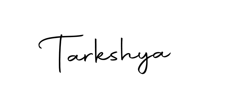 Create a beautiful signature design for name Tarkshya. With this signature (Autography-DOLnW) fonts, you can make a handwritten signature for free. Tarkshya signature style 10 images and pictures png