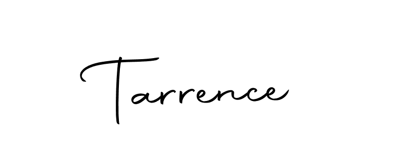 How to make Tarrence signature? Autography-DOLnW is a professional autograph style. Create handwritten signature for Tarrence name. Tarrence signature style 10 images and pictures png