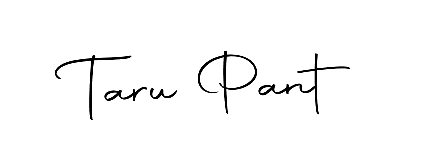 You should practise on your own different ways (Autography-DOLnW) to write your name (Taru Pant) in signature. don't let someone else do it for you. Taru Pant signature style 10 images and pictures png