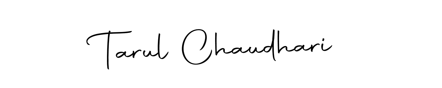 Make a short Tarul Chaudhari signature style. Manage your documents anywhere anytime using Autography-DOLnW. Create and add eSignatures, submit forms, share and send files easily. Tarul Chaudhari signature style 10 images and pictures png