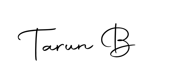 You can use this online signature creator to create a handwritten signature for the name Tarun B. This is the best online autograph maker. Tarun B signature style 10 images and pictures png