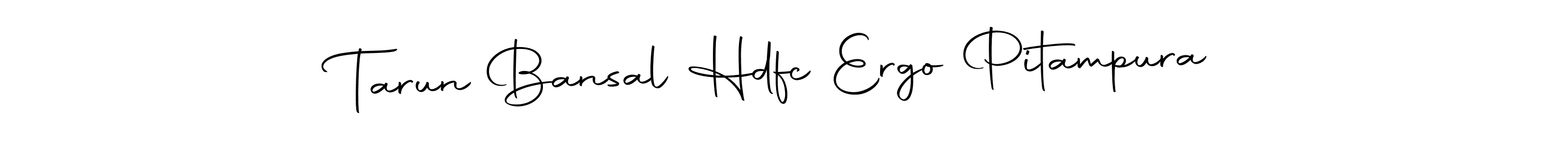 Make a beautiful signature design for name Tarun Bansal Hdfc Ergo Pitampura. With this signature (Autography-DOLnW) style, you can create a handwritten signature for free. Tarun Bansal Hdfc Ergo Pitampura signature style 10 images and pictures png