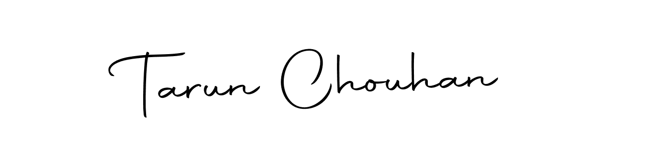 How to make Tarun Chouhan name signature. Use Autography-DOLnW style for creating short signs online. This is the latest handwritten sign. Tarun Chouhan signature style 10 images and pictures png