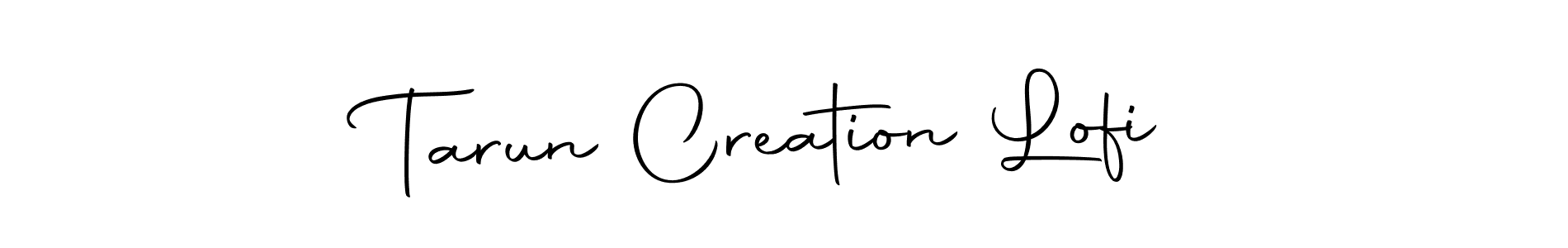 Make a short Tarun Creation Lofi signature style. Manage your documents anywhere anytime using Autography-DOLnW. Create and add eSignatures, submit forms, share and send files easily. Tarun Creation Lofi signature style 10 images and pictures png