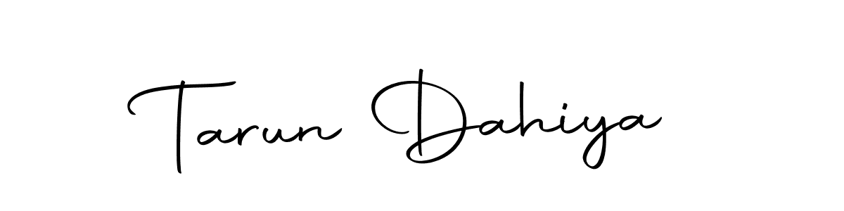 Similarly Autography-DOLnW is the best handwritten signature design. Signature creator online .You can use it as an online autograph creator for name Tarun Dahiya. Tarun Dahiya signature style 10 images and pictures png