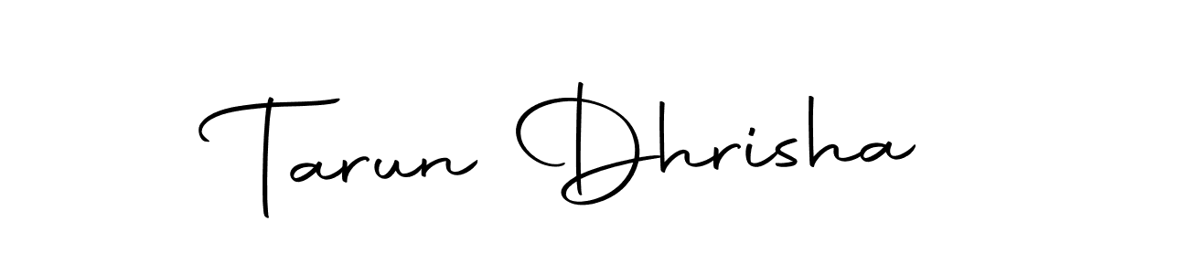 Make a beautiful signature design for name Tarun Dhrisha. With this signature (Autography-DOLnW) style, you can create a handwritten signature for free. Tarun Dhrisha signature style 10 images and pictures png