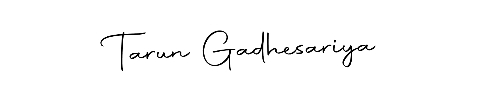 Tarun Gadhesariya stylish signature style. Best Handwritten Sign (Autography-DOLnW) for my name. Handwritten Signature Collection Ideas for my name Tarun Gadhesariya. Tarun Gadhesariya signature style 10 images and pictures png