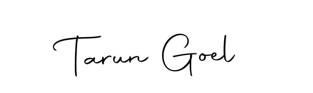 Design your own signature with our free online signature maker. With this signature software, you can create a handwritten (Autography-DOLnW) signature for name Tarun Goel. Tarun Goel signature style 10 images and pictures png