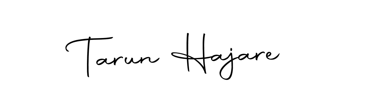 Create a beautiful signature design for name Tarun Hajare. With this signature (Autography-DOLnW) fonts, you can make a handwritten signature for free. Tarun Hajare signature style 10 images and pictures png