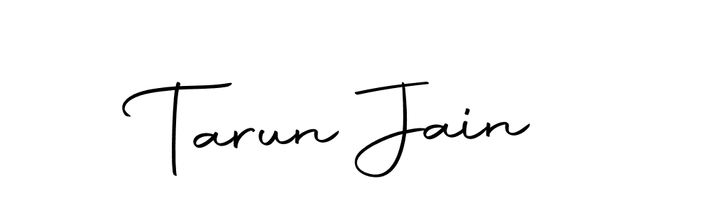 Design your own signature with our free online signature maker. With this signature software, you can create a handwritten (Autography-DOLnW) signature for name Tarun Jain. Tarun Jain signature style 10 images and pictures png