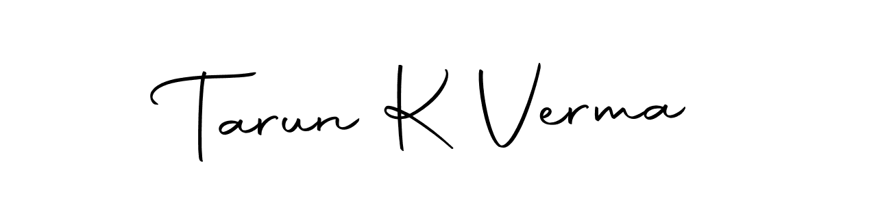 Use a signature maker to create a handwritten signature online. With this signature software, you can design (Autography-DOLnW) your own signature for name Tarun K Verma. Tarun K Verma signature style 10 images and pictures png