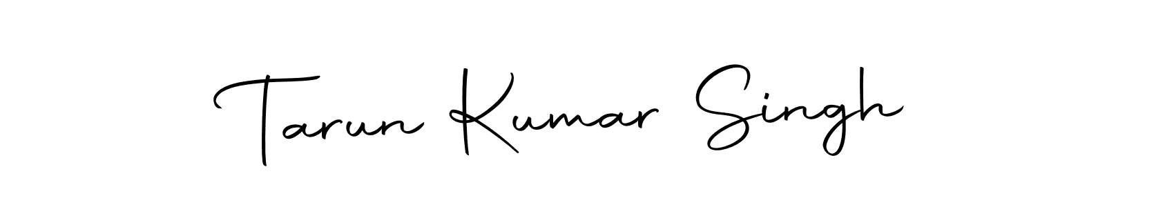 How to make Tarun Kumar Singh name signature. Use Autography-DOLnW style for creating short signs online. This is the latest handwritten sign. Tarun Kumar Singh signature style 10 images and pictures png