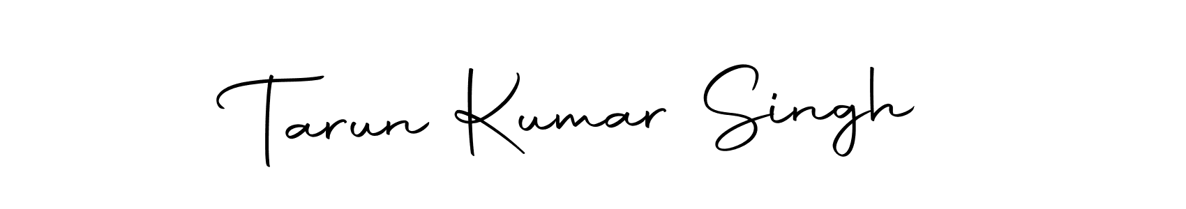 How to make Tarun Kumar Singh name signature. Use Autography-DOLnW style for creating short signs online. This is the latest handwritten sign. Tarun Kumar Singh signature style 10 images and pictures png