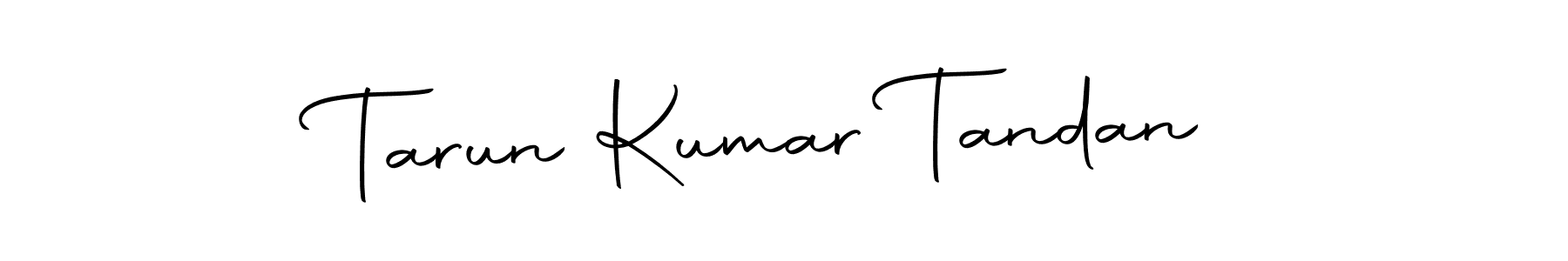 Make a short Tarun Kumar Tandan signature style. Manage your documents anywhere anytime using Autography-DOLnW. Create and add eSignatures, submit forms, share and send files easily. Tarun Kumar Tandan signature style 10 images and pictures png