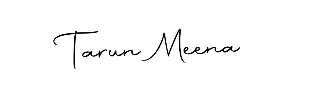 Create a beautiful signature design for name Tarun Meena. With this signature (Autography-DOLnW) fonts, you can make a handwritten signature for free. Tarun Meena signature style 10 images and pictures png