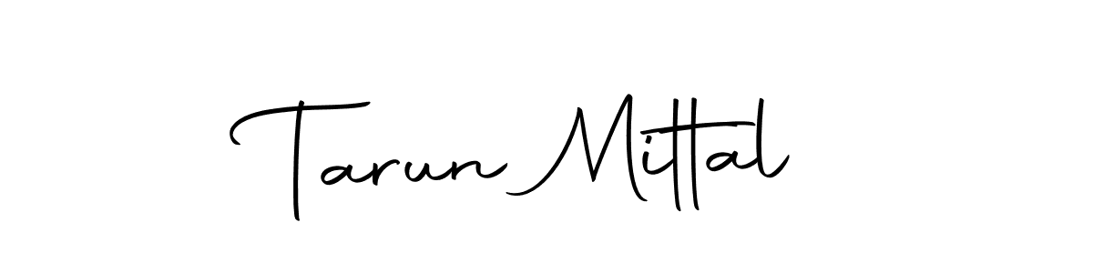 How to make Tarun Mittal name signature. Use Autography-DOLnW style for creating short signs online. This is the latest handwritten sign. Tarun Mittal signature style 10 images and pictures png