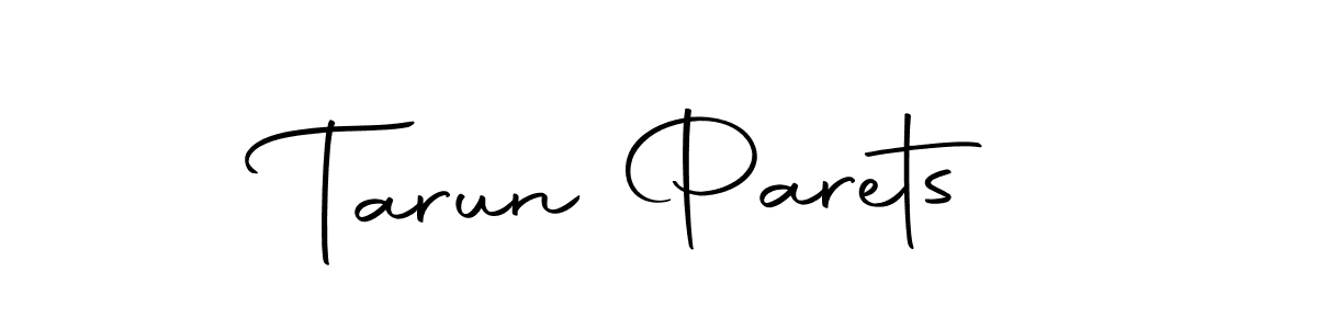 Also we have Tarun Parets name is the best signature style. Create professional handwritten signature collection using Autography-DOLnW autograph style. Tarun Parets signature style 10 images and pictures png