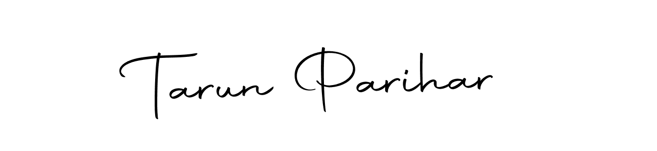 Create a beautiful signature design for name Tarun Parihar. With this signature (Autography-DOLnW) fonts, you can make a handwritten signature for free. Tarun Parihar signature style 10 images and pictures png