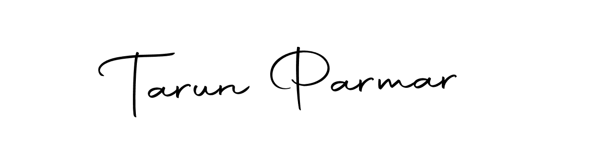 Create a beautiful signature design for name Tarun Parmar. With this signature (Autography-DOLnW) fonts, you can make a handwritten signature for free. Tarun Parmar signature style 10 images and pictures png