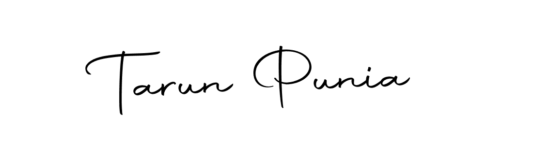 Tarun Punia stylish signature style. Best Handwritten Sign (Autography-DOLnW) for my name. Handwritten Signature Collection Ideas for my name Tarun Punia. Tarun Punia signature style 10 images and pictures png