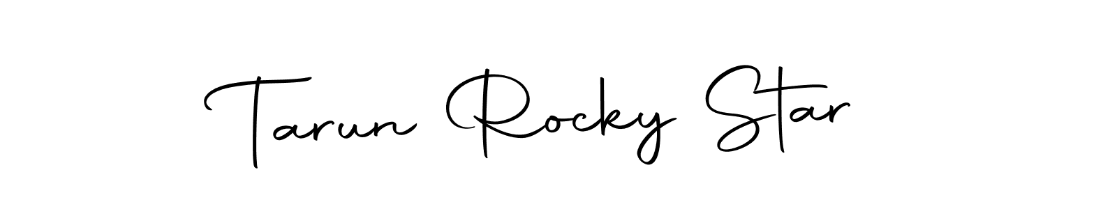 Design your own signature with our free online signature maker. With this signature software, you can create a handwritten (Autography-DOLnW) signature for name Tarun Rocky Star. Tarun Rocky Star signature style 10 images and pictures png