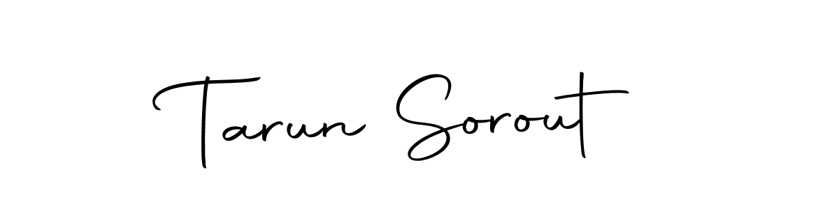 Design your own signature with our free online signature maker. With this signature software, you can create a handwritten (Autography-DOLnW) signature for name Tarun Sorout. Tarun Sorout signature style 10 images and pictures png