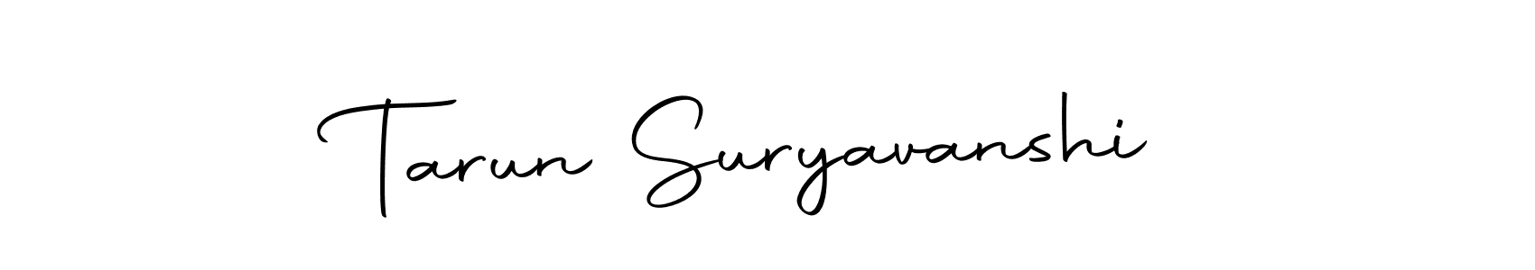 Also we have Tarun Suryavanshi name is the best signature style. Create professional handwritten signature collection using Autography-DOLnW autograph style. Tarun Suryavanshi signature style 10 images and pictures png
