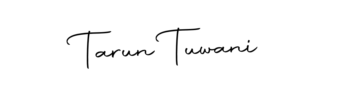 Design your own signature with our free online signature maker. With this signature software, you can create a handwritten (Autography-DOLnW) signature for name Tarun Tuwani. Tarun Tuwani signature style 10 images and pictures png