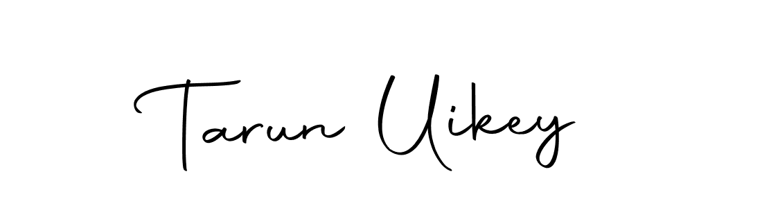 You should practise on your own different ways (Autography-DOLnW) to write your name (Tarun Uikey) in signature. don't let someone else do it for you. Tarun Uikey signature style 10 images and pictures png