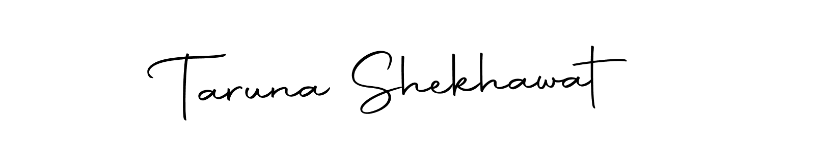 You should practise on your own different ways (Autography-DOLnW) to write your name (Taruna Shekhawat) in signature. don't let someone else do it for you. Taruna Shekhawat signature style 10 images and pictures png